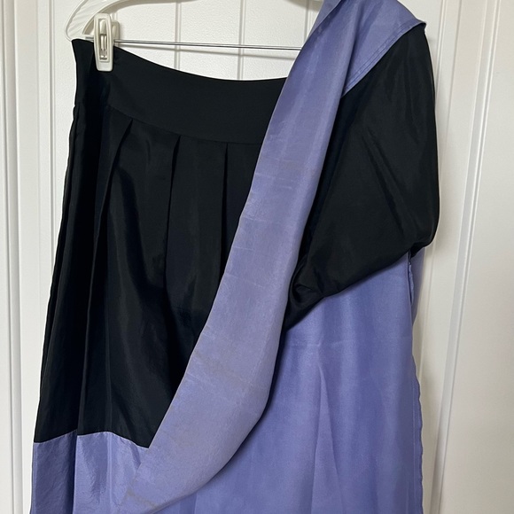 Black Box Pleats Silk Skirt from Express Design Studio - Picture 3 of 4